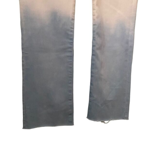 NEW Paige Hoxton Slim Raw Hem Sunset Ombre in Size 26 - Picture 6 of 9